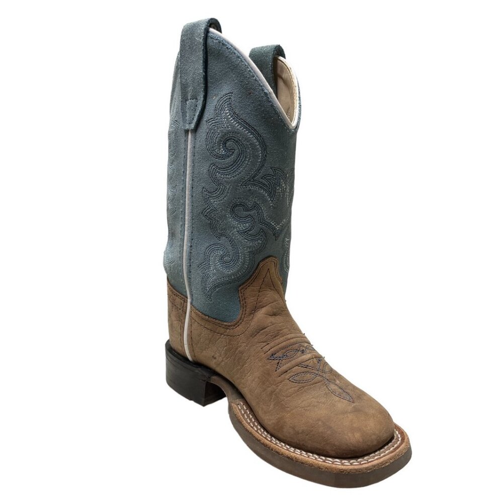 Cody James Little Girls BBSC1944 Western Soft Turquoise Leather Boots